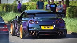 JDM Cars Accelerating  Leaving JapFest Silverstone 2018 [upl. by Aiseneg]