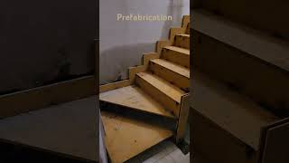 MS Staircase prefabrication Staircase civilengineeringdesignofreinforcedconcretestructure [upl. by Nitsirk]