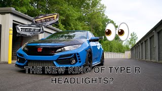 MORIMOTO V2 HEADLIGHT UNBOXING FK8 CIVIC TYPE R [upl. by Kaltman]