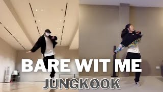 Jungkook ‘Bare With Me  Teyana Taylor Dance Cover Mirrored  ANCOR [upl. by Ellevel482]