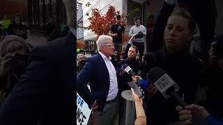 Andrew Thaler ‘Scrappy’ is live at the David McBride sentence hearing rally [upl. by Navak898]