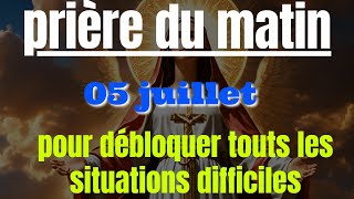 puissant prière du matin pour débloquer les situations difficiles [upl. by Free]