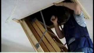 Installing Attic Stairs [upl. by Zedecrem]