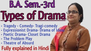 Types of Drama in English  Forms in Drama  Elements of Drama Features of Tragedy in Drama [upl. by Akiehs]