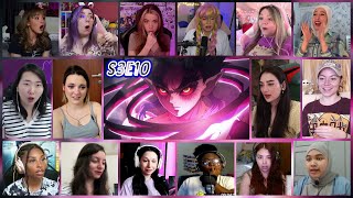 Demon Slayer Season 3 Episode 10 Girls Reaction Mashup  Swordsmith Village Arc Ep 10 [upl. by Htebirol837]