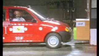 Crash Test Fiat Seicento 1 [upl. by Lal116]