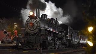 The North Pole Express 2024 On the Valley Railroad With Steam engines 3025 40 amp 97 [upl. by Drandell]