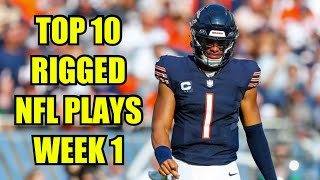 Top 10 Most Rigged NFL Plays Week 1 2023 [upl. by Winograd]