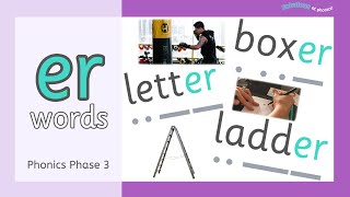 er Words  Blending for Reading  Phonics Phase 3 [upl. by Iolande]