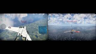 Sea Vixen vs MiG15 bis comparison [upl. by Norvol556]