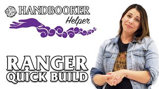 Handbooker Helper Ranger Quick Build [upl. by Alah]