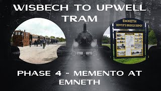 Tramway Memento Emneth  Wisbech to Upwell Tram Unveiling  Interview tram train [upl. by Atikihc]