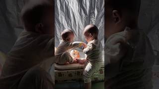 The two brothers started gesticulating again funny cutebaby [upl. by Heid]