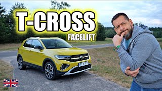 Volkswagen TCross 2024  How Is This Better ENG  Test Drive and Review [upl. by Hemingway]