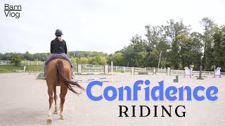 Gaining Confidence Riding Vlog  Working Through Riding Fears [upl. by Anatnas]