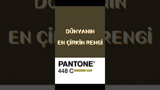 En çirkin renk PANTONE 448C [upl. by Uokes]