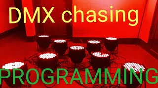 malayalamHow to program chasing effect on ledpar light using dmx512 [upl. by Niwrad852]