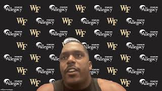 Wake Forest Football postUNC Press Conference [upl. by Trofmoc]