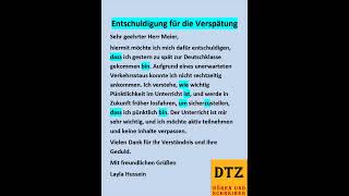 GAST DTZ B1 Briefe schreiben Prüfung B1 Neu 2024 dtz gastdtz gast briefschreiben Brief [upl. by Hephzipa368]