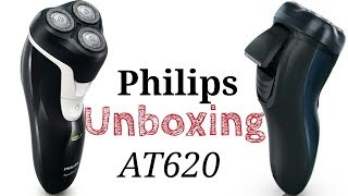 Philips AT620 Trimmer Shaver Unboxing in Hindi [upl. by Serdna]