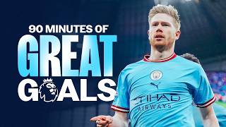 90 MINUTES of great Man City goals in Premier League  19922024 on shuffle [upl. by Sluiter]