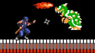 super mario bros 1985 nes  Complete playthrough of Super Mario Bros NES  Ninja Gaiden Mod [upl. by Carrington102]