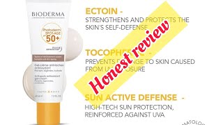 bioderma sensitive Dry prone Skin SPF 50 Review amp Applicationbioderma photoderm creme sunscreen [upl. by Ahsilahk]