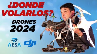 NORMATIVA DRONES EN 2024 Marcados DRI Categorías de vuelo Drones FPV ¿Dónde puedo volarlos 🤔 [upl. by Dag681]