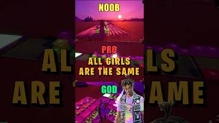 Fortnite Music Blocks Juice WRLD  All Girls Are The SameNoob vs Pro vs God fortnite juicewrld [upl. by O'Toole281]