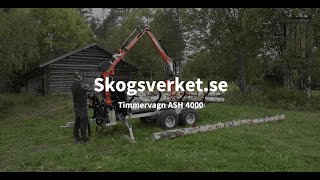 Timmervagn ASH 4000  Skogsverket [upl. by Adnilasor423]