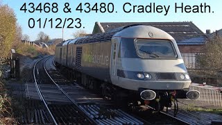 43468 amp 43480 Cradley Heath 011223 [upl. by Terriss]