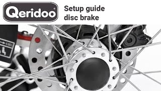 Setup guide disc brake Qeridoo KidGoo [upl. by Shipman]