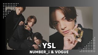 CM Sho Hirano amp Yuta Jinguji amp Yuta Kishi Collaborates With VOGUE JAPAN And YSL Fragrance [upl. by Mchail550]