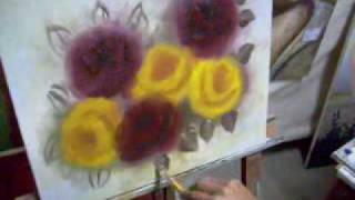 Pintando rosas com Marcio Monteiroaula3 [upl. by Bowes586]