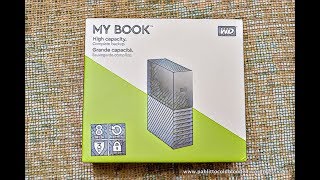 Unboxing WD 8TB My Book Desktop External Hard Drive USB 30 [upl. by Anaimad]