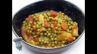 Recette des petits pois carottes pommes de terre à la tomate [upl. by Ahcarb371]