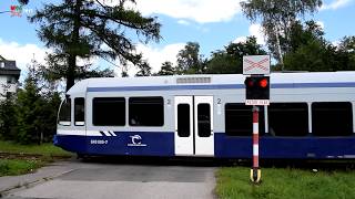 Železničné priecestie Tatranská Lomnica 2 SK  2972017  Železniční přejezd  Railroad crossing [upl. by Eanar922]