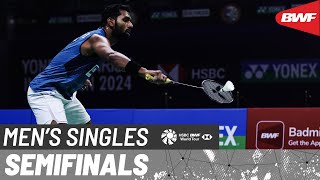 YONEX SUNRISE India Open 2024  H S Prannoy IND 8 vs Shi Yu Qi CHN 6  SF [upl. by Isdnyl]