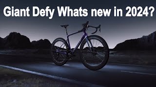 Giant Defy advanced sl and pro series 2024 Whats new in road bike [upl. by Louie]