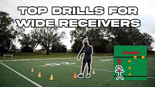 Top Drills for Wide Receivers with 4⭐️ Wide Receiver BREDELL RICHARDSON [upl. by Ahseekal]