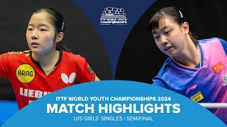 Koharu Itagaki vs Hu Yi  U15 GSSF  ITTF World Youth Championships 2024 [upl. by Dehsar70]