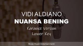 Vidi Aldiano  Nuansa Bening Karaoke Songs With Lyrics  Lower Key [upl. by Fugere277]