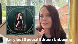 Fairyloot Special Edition Unboxing  Lady Macbeth [upl. by Aihcrop890]