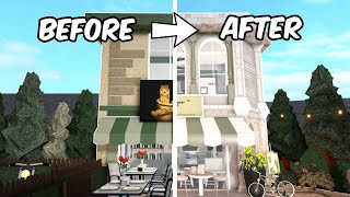 RENOVATING MY SUBSCRIBERS CAFE IN BLOXBURG [upl. by Stilu]