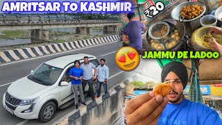 Kashmir De Safar Te Nikal Gye 😍 JAMMU Da Famous Street Food Laddu [upl. by Anabel]