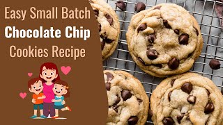 Small Batch Chocolate Chip Cookies  Fresh From the Oven  Mini Cookies 🍪 cookies baking bake [upl. by Alvira]