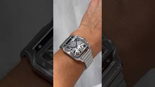 For sale  Cartier Santos Large Model Skeletonized Dial with Bracelet WHSA0007 [upl. by Dlonyer400]