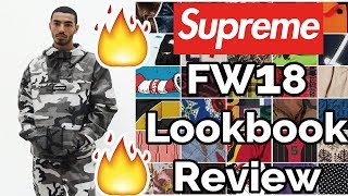 SUPREME FW18 LOOKBOOK FULL REVIEW [upl. by Carita]