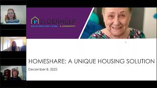 HomeShare A Unique Housing Solution [upl. by Attalanta]