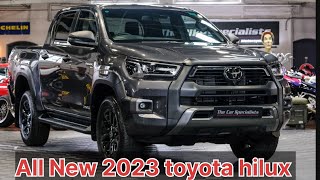 Toyota Hilux 2023 Review  2023 New Hilux Complete Walkaround Interior Exterior Features [upl. by Varrian]